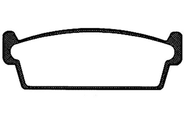 KAVO PARTS stabdžių trinkelių rinkinys, diskinis stabdys BP-6552